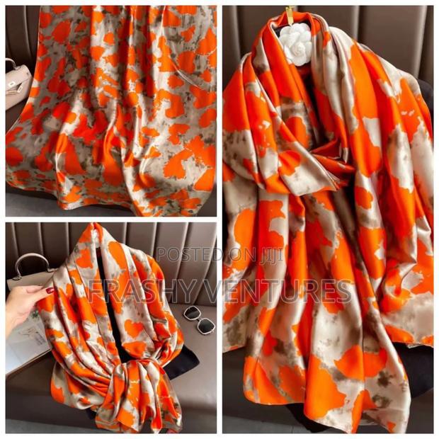 Luxury Silk Scarf for Women - main view