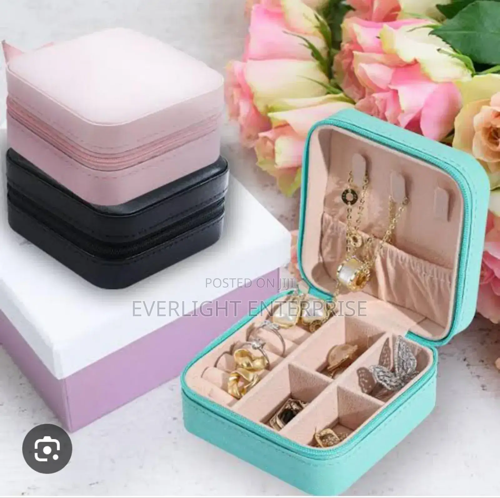 Portable Jewelry Travel Case