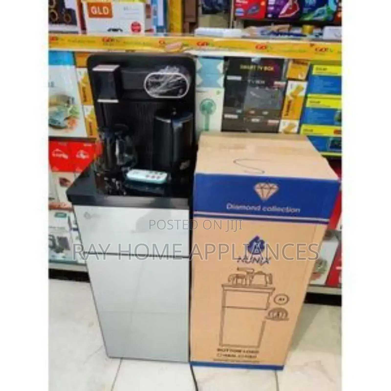 Black Silver Champagne Nunix A1c Bottom Load Hot Cold Water Dispenser