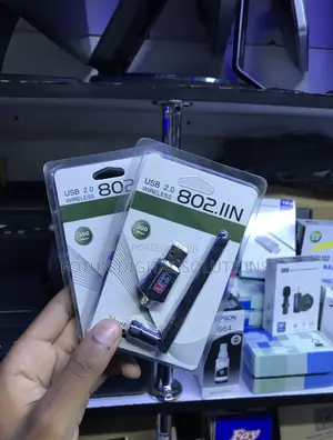 Usb 2.0 Wireless N Adapter-Desktop Wifi Dongle With Detachable Antenna