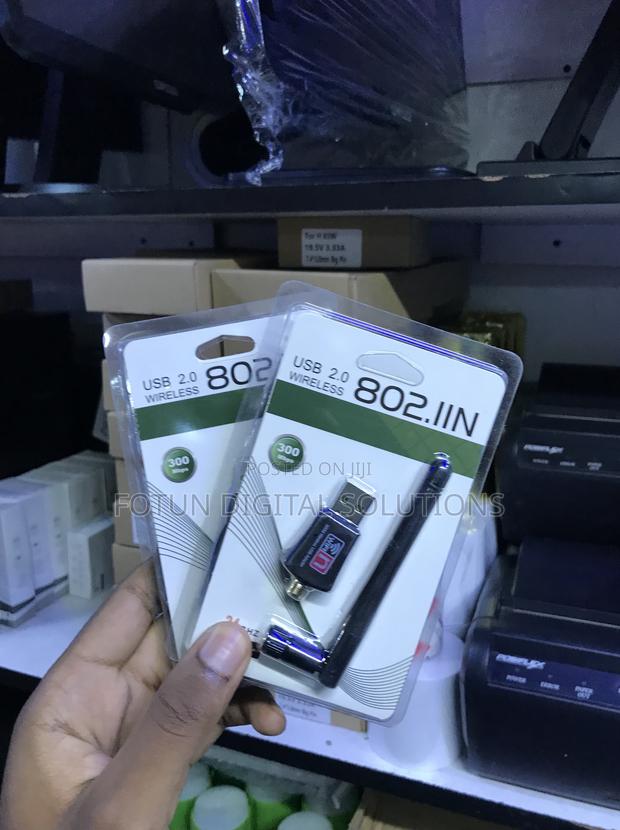Usb Wifi Dongle for Laptop - 300mbps With Antenna to Boost Weak Signal