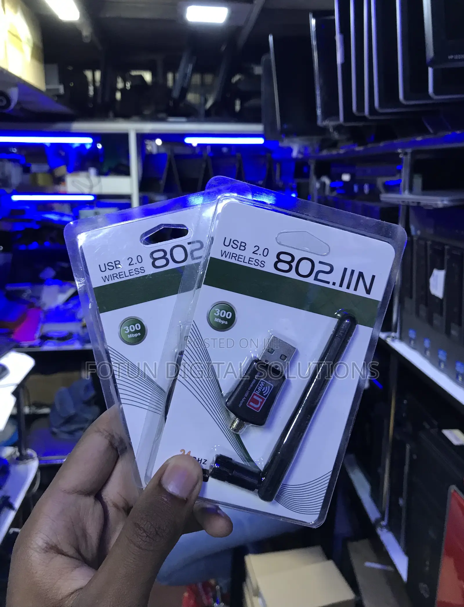 Long Range Usb Wifi Adapter - 300mbps With Directional Antenna