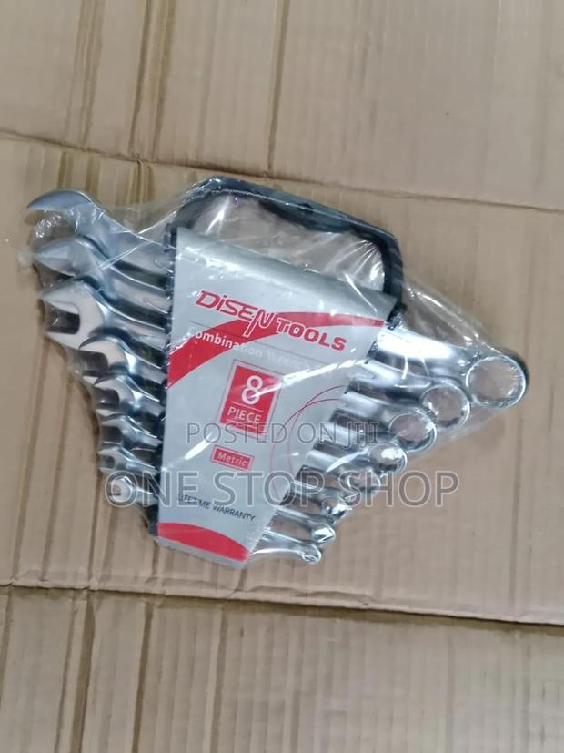 8pc Combined Spanner Set - main view