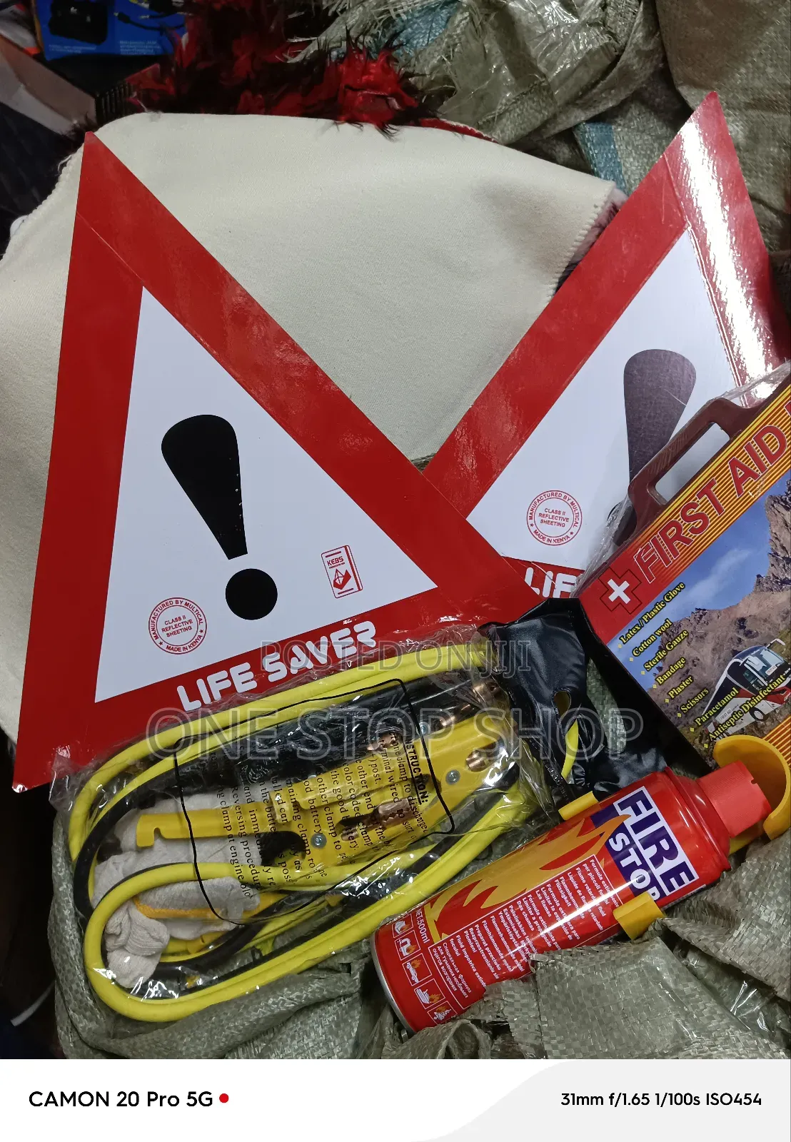4in1 Generic Warning Life Saver Emergency Safety Kit