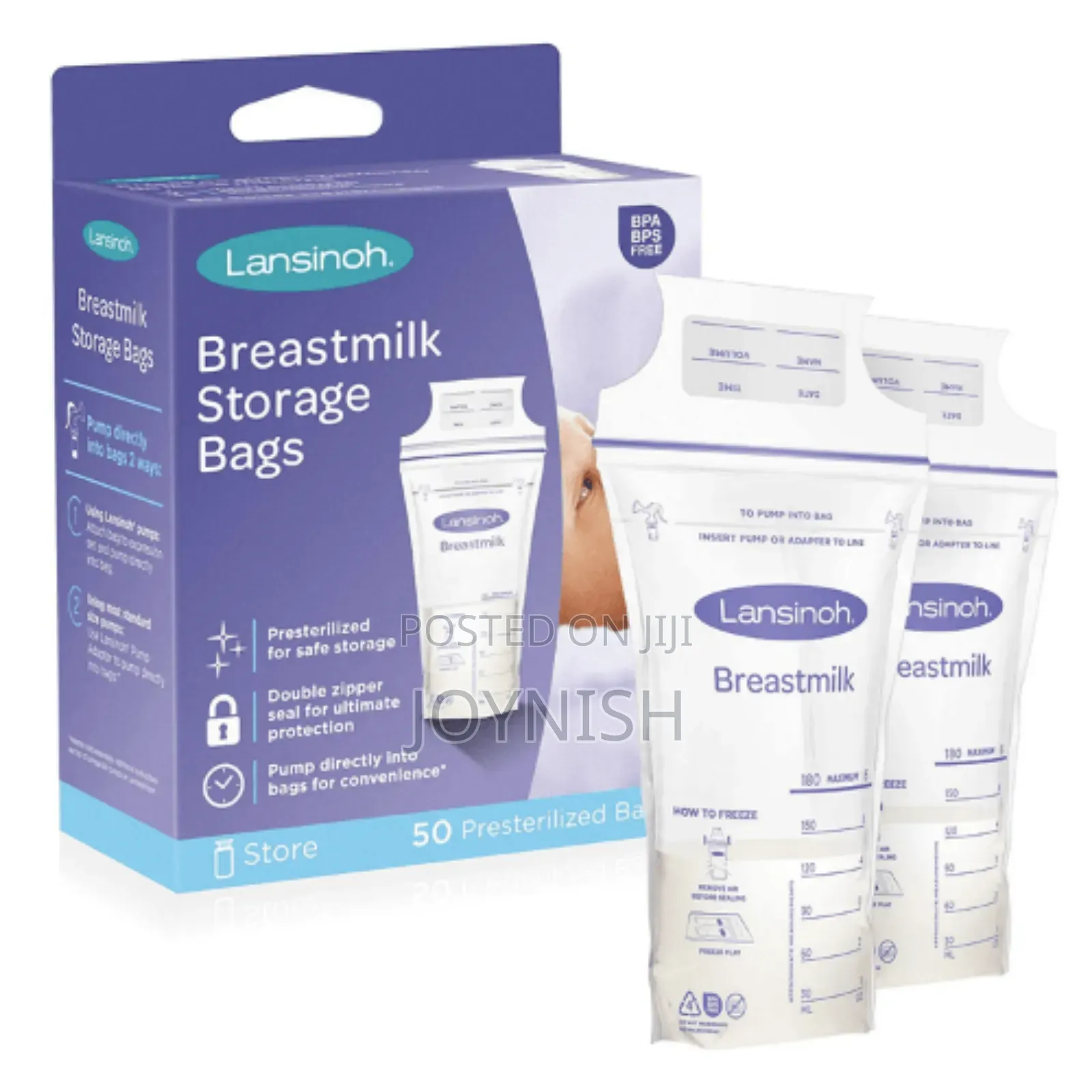 50 Pieces Breast Milk Storage Bags