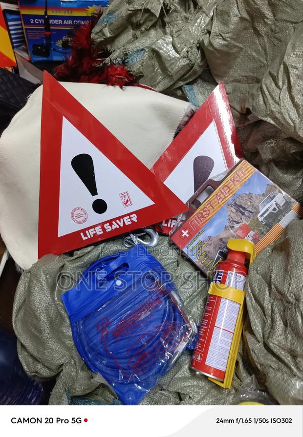 Road Safety 4in1 Kit Combo With Stainless Tow Rope - main view