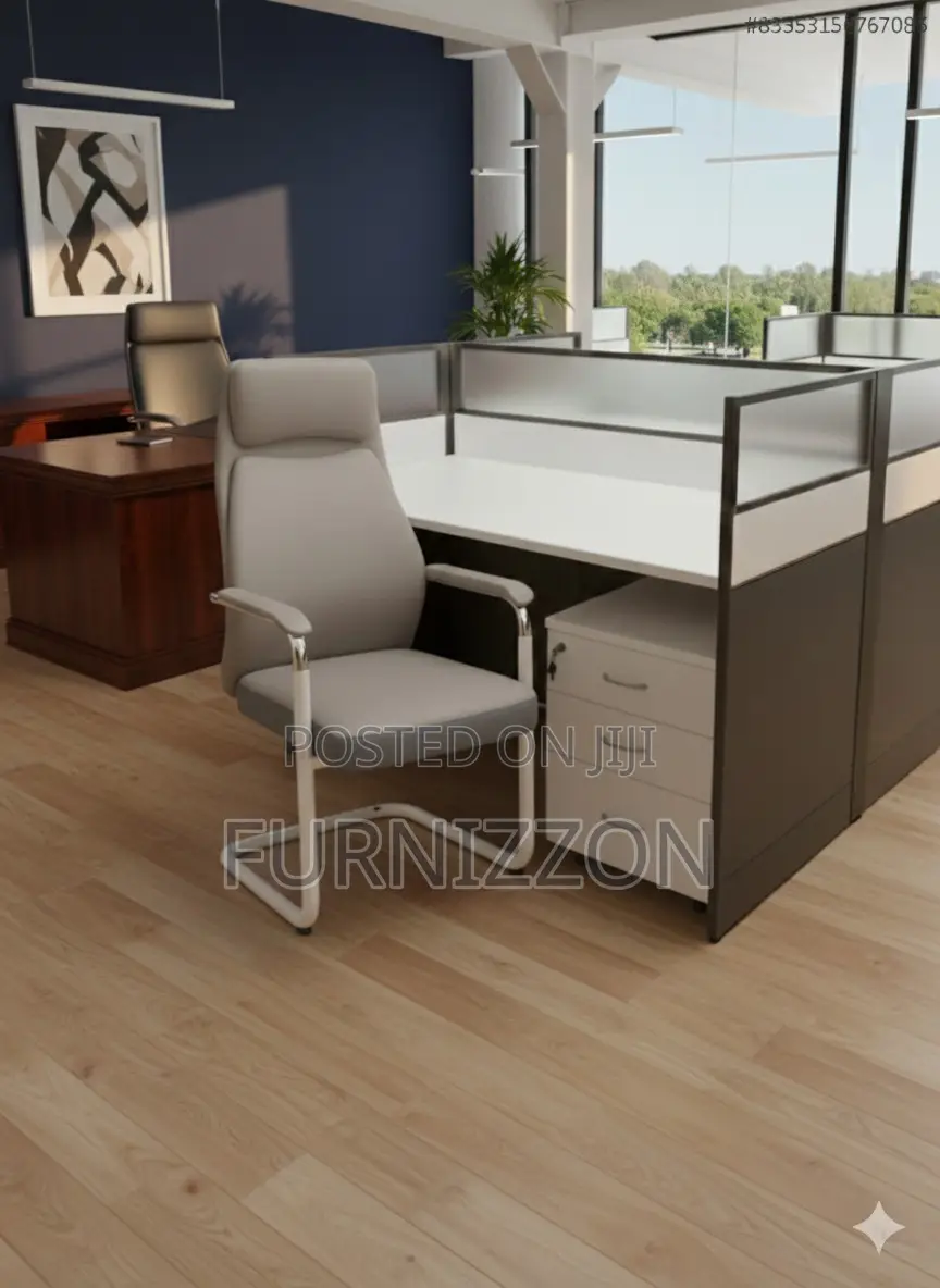 Boardroom Meeting Chair Grey PVC Leather