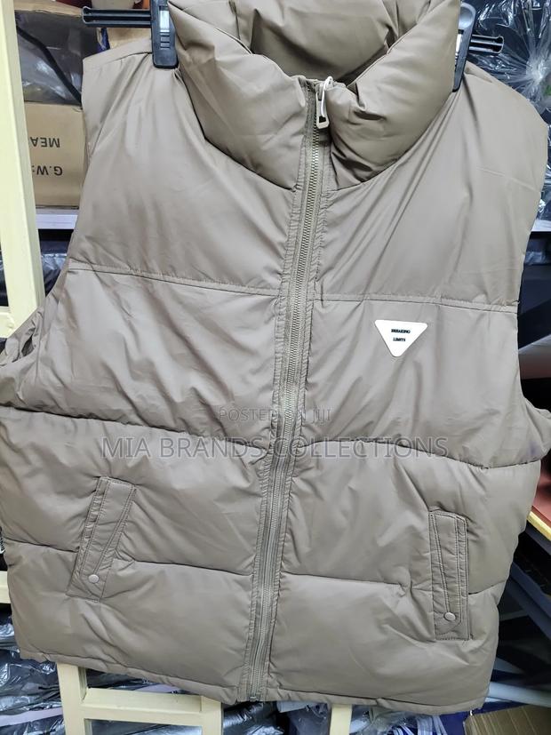 Beige Executive Puff Jacket - main view