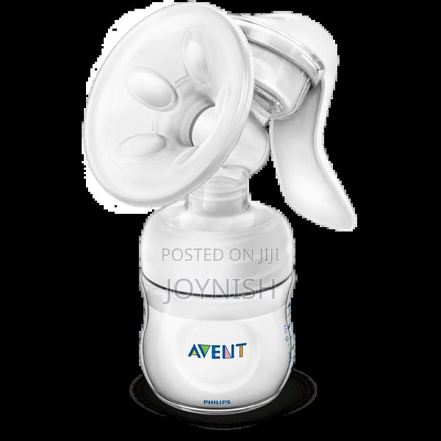 New White Manual Breast Pump - main view