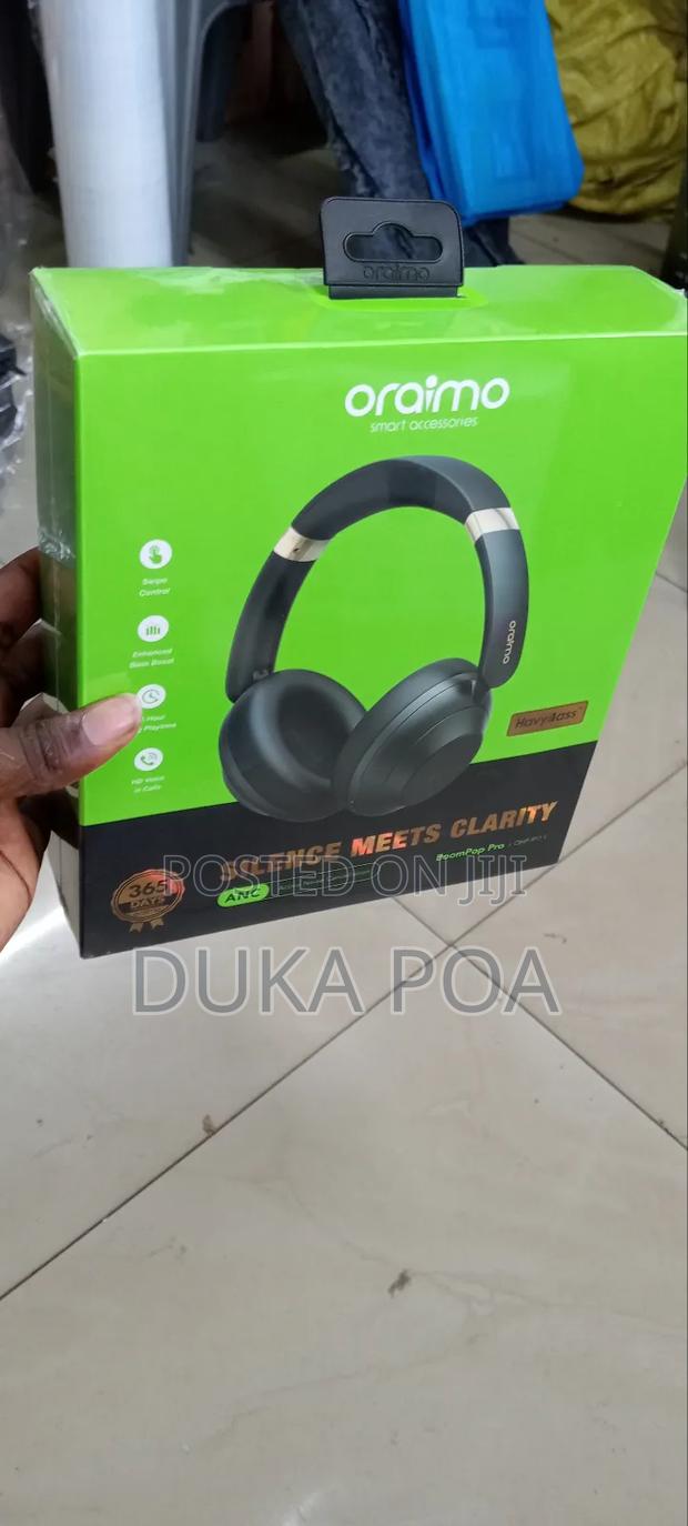 Oraimo Boompop Pro Anc Over-Ear Headphones
 Oraimo Anc Headphones - thumbnail 2