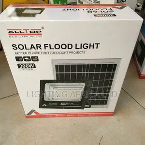 400 Watts Solar 12hrs Floodlight Complete With Mounting Bracket