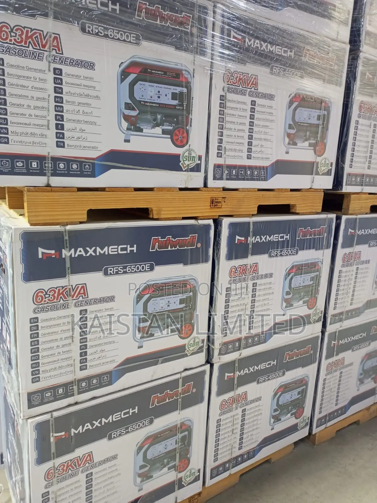 6.3kva /6.9kw Petrol Powered Generators 6500e