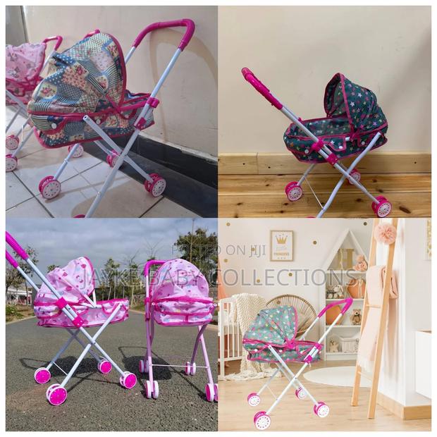 Kids Doll Stroller Pushchair – Foldable (With or Without Doll) - main view