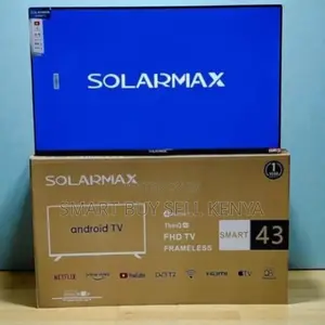 Solarmax 43 Inch Qled Smart Android Frameless Tv Wifi Support