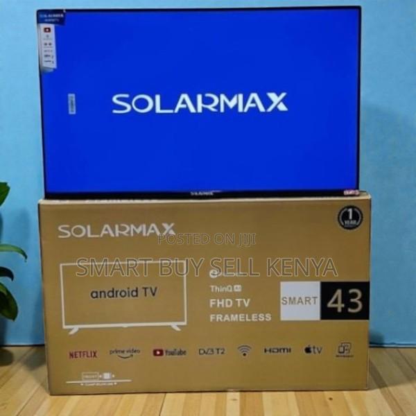 Solarmax 43 Inch Qled Smart Android Frameless Tv Wifi Support - thumbnail 2