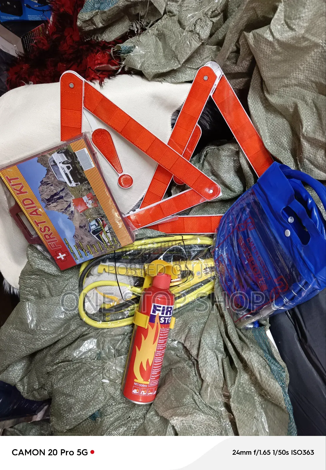 5x Car Auto Travel Safety Warning Tool Kits For Car Breakdown