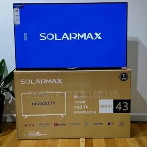 Solarmax 43 Inch Qled Smart Android Frameless Tv Digital Decoder