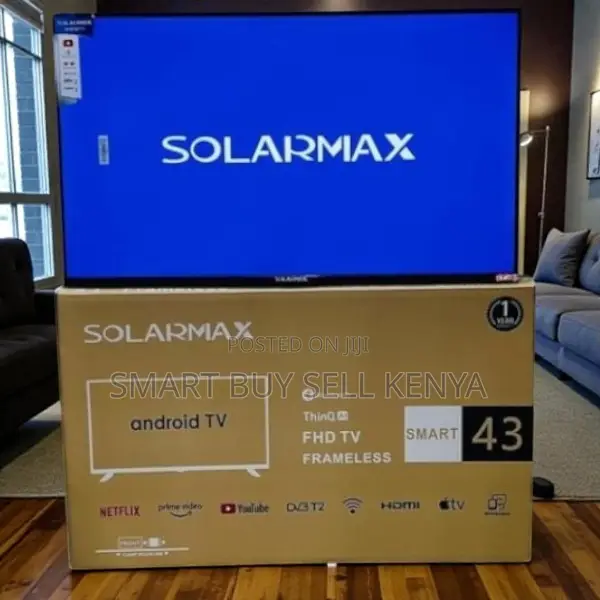 Solarmax 43 Inch Qled Smart Android Tv Netflix and Youtube Support