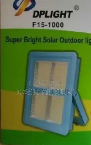 Outdoor Solar Lamp Rechargeable by Solar or Electricity