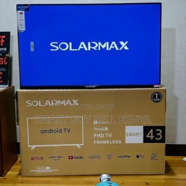 Solarmax 43 Inch Qled Smart Android Frameless Tv 1 Year Warranty