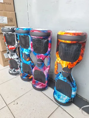 Self-Balancing Electric Hoverboard With Bluetooth Led