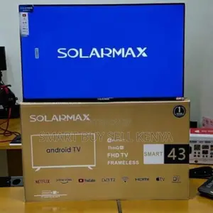 Solarmax 43 Inch Qled Smart Android Frameless Tv Hd Display