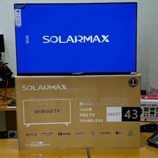 Solarmax 43 Inch Qled Smart Android Frameless Tv Hd Display