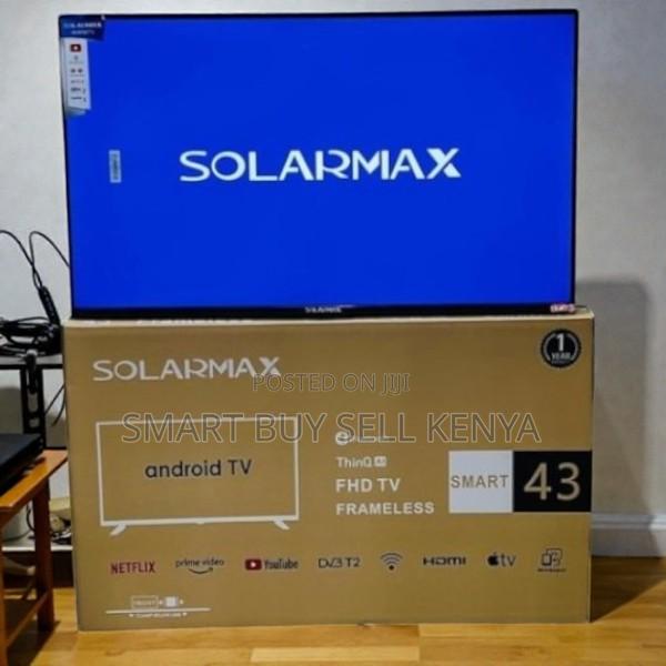 Solarmax 43 Inch Qled Smart Android Frameless Tv Hd Display - thumbnail 2
