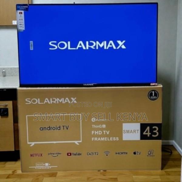 Solarmax 43 Inch Qled Smart Android Tv Bluetooth Wifi Connectivity - main view