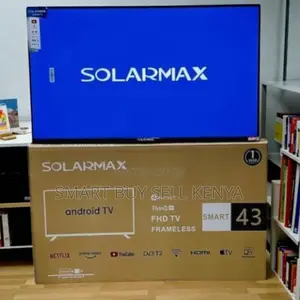 Solarmax 43 Inch Qled Smart Android Frameless Tv With Netflix Youtube