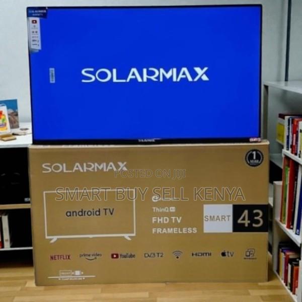 Solarmax 43 Inch Qled Smart Android Frameless Tv With Netflix Youtube