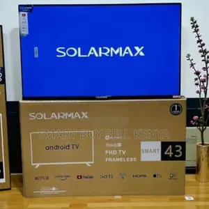Solarmax 43 Inch Qled Smart Android Frameless Tv With Netflix Youtube