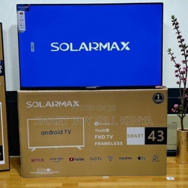 Solarmax 43 Inch Qled Smart Android Frameless Tv With Netflix Youtube - thumbnail 2