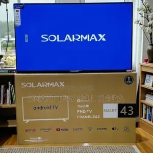 Solarmax 43 Inch Qled Smart Android Frameless Tv Crisp Picture