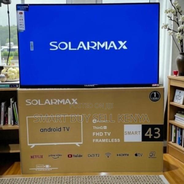 Solarmax 43 Inch Qled Smart Android Frameless Tv Crisp Picture