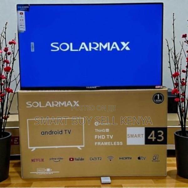 Solarmax 43 Inch Qled Smart Android Frameless Tv Crisp Picture - thumbnail 3