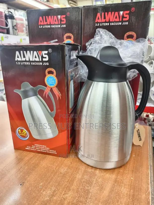 Unbreakable Inox Stainless Steel Vacuum Jug. - main view