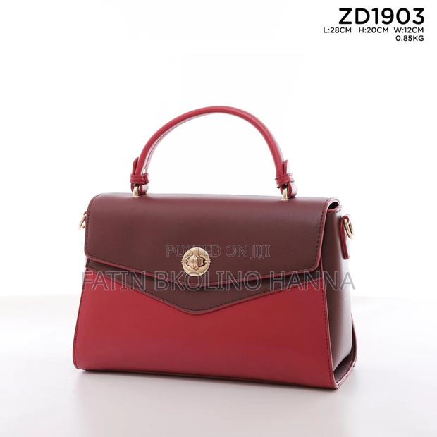 Classy Maroon Handbag - thumbnail 4