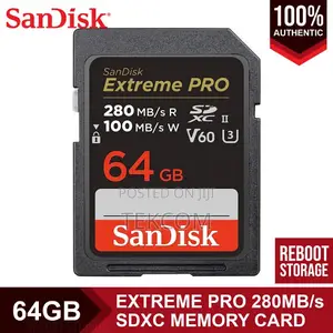 Sandisk 64gb 280mb/S Extreme Pro