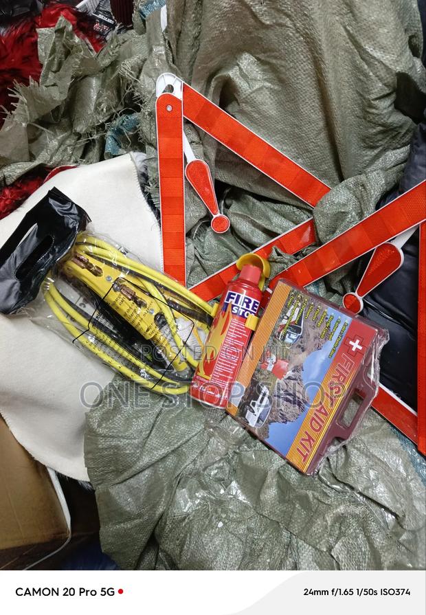4in1 Safety Kit 2life Savers+Firestop+Aidbox+Jumpers Cables