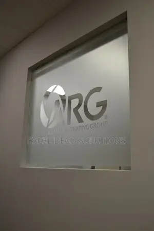 Minimalist Frosted Window Film