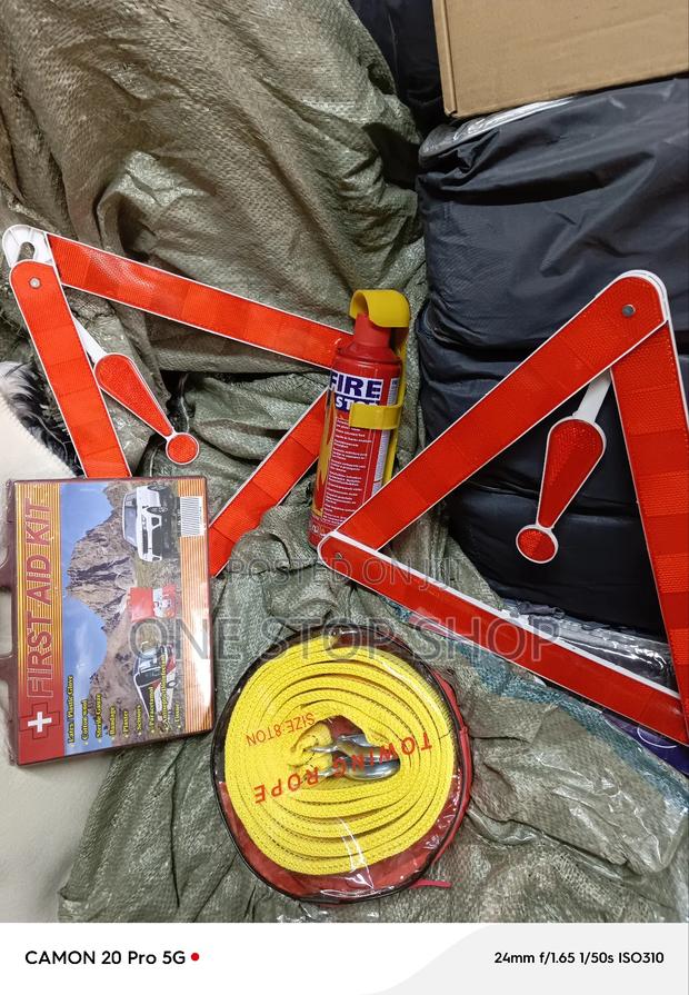 4in1 Safety Package For Roadside Breakdown Emergency+ 8ton Nylon Rope