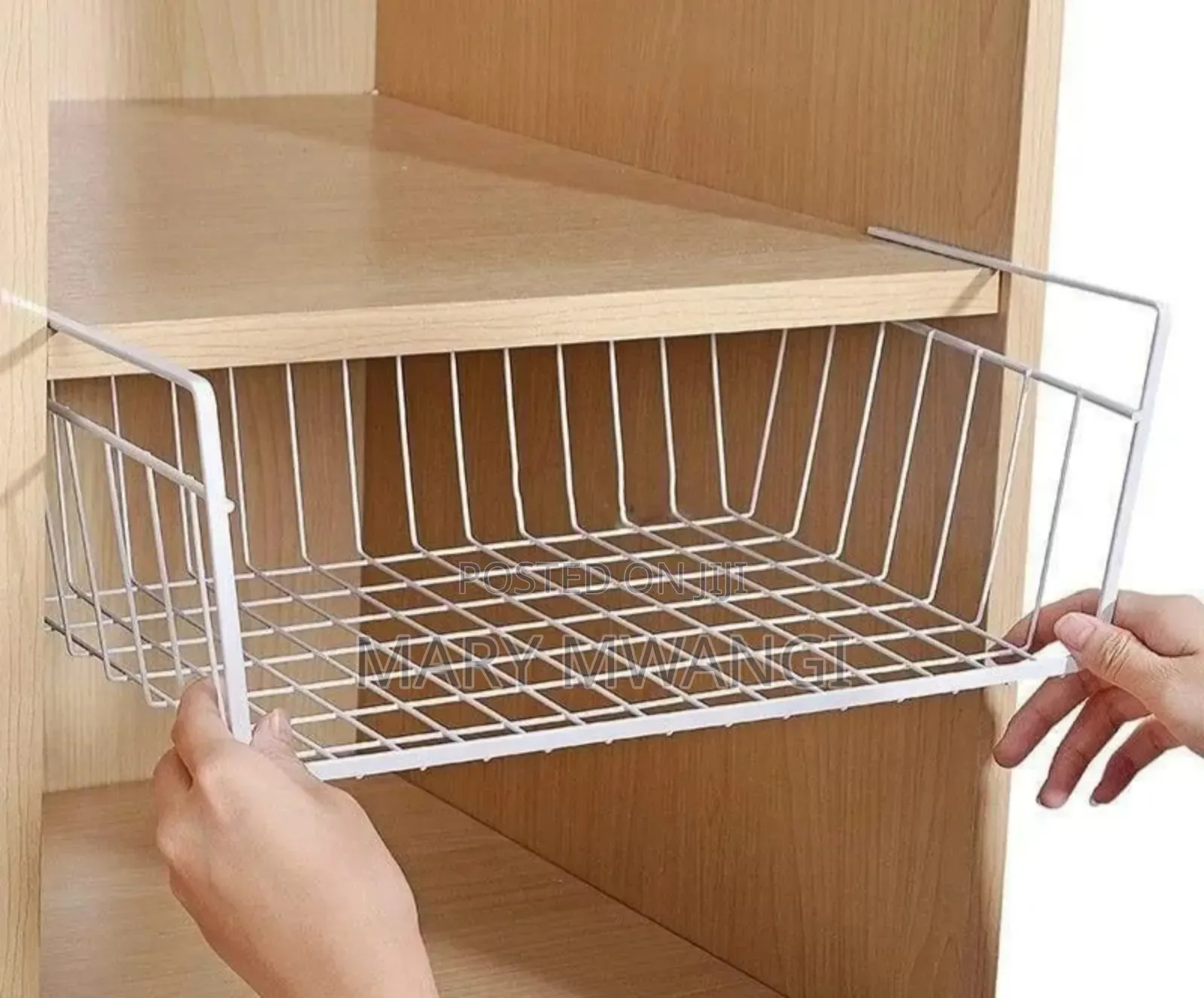 Large Capacity Hanging Under Cabinet Wall Wardrobe Storage Basket