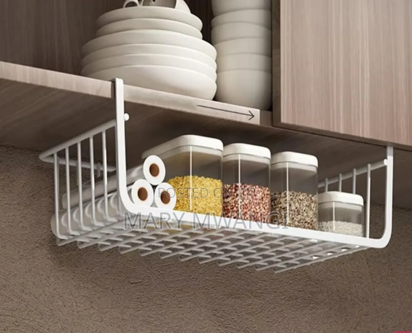 Large Capacity Hanging Under Cabinet Wall Wardrobe Storage Basket