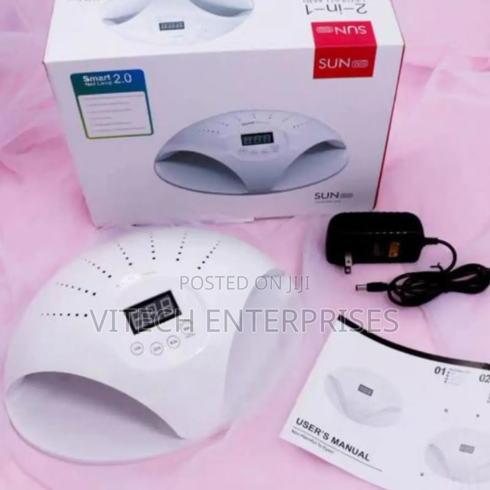 2 in 1 (Double Hands) Professional Uv/Led Nail Lamp Dryer Gel Polish