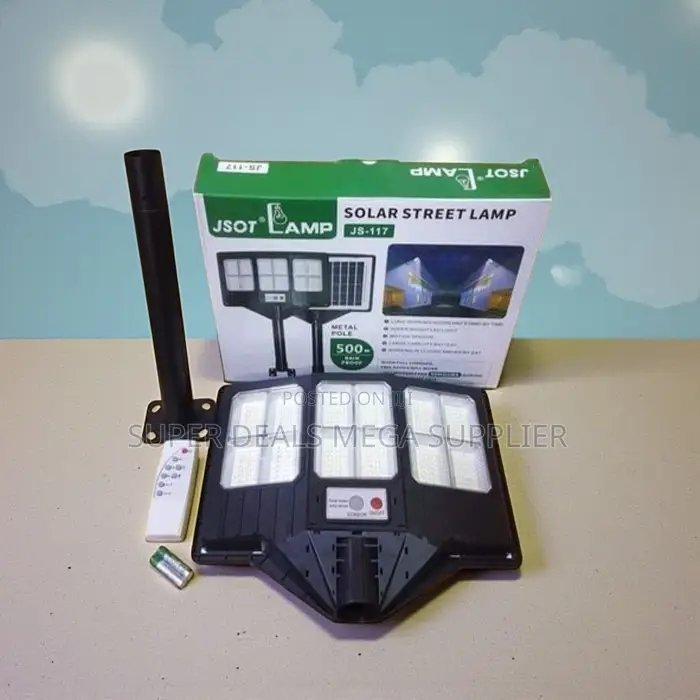 Remote Controlled Easy Installation 500w Watts Solar Street Light
