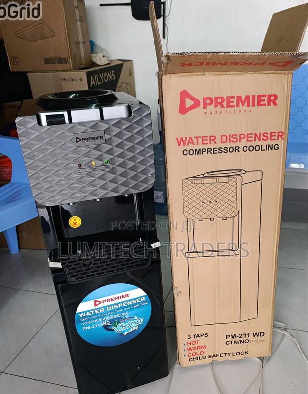Premier Pm-211 Hot, Warm and Cold Water Dispenser With Compressor
