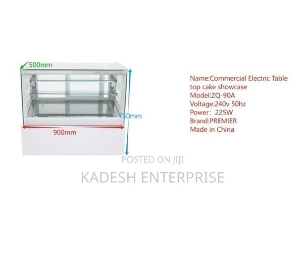 Premier Commercial Table Top Cake Showcase Display Machine