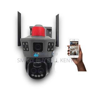 Alarm Warning Light Dual Lens Loud Speaker Siren Electric Camera - thumbnail 2