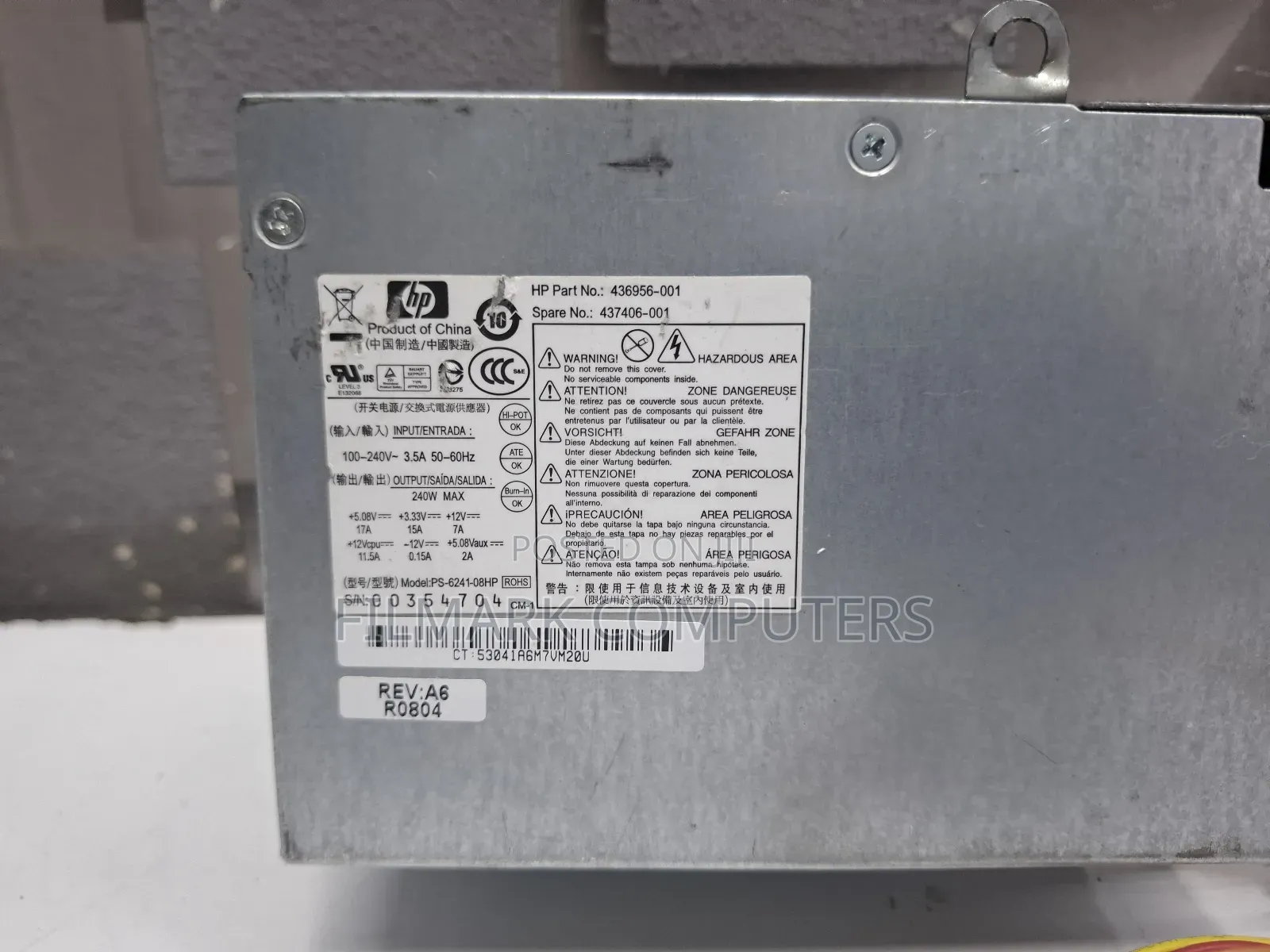 240w Hp Dc5700 Dc5750 Sff Power Supply Unit Psu 404472-001 (Renewed)